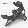 Professional Black And Yellow Leg Press Fitness Machine With Adjustable Seat And Weight Plates