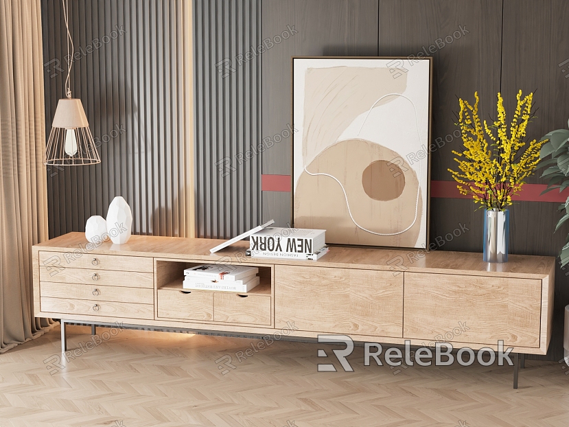 Nordic TV cabinet model