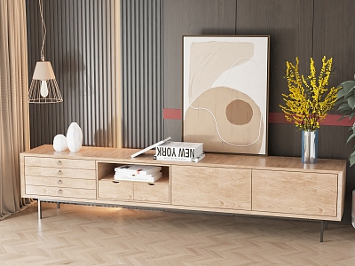 Nordic TV cabinet model