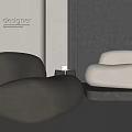 Modern Ligne Roset Pukka Lazy Sofa Corner Single Sofa 3d model