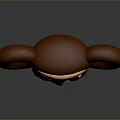 The image focuses on a cartoon monkey with large ears, not a train, so it's impossible to generate a train-themed title based on the provided picture information.