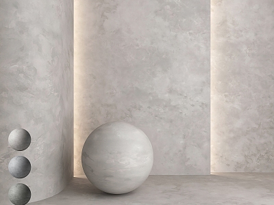 Modern wall texture plaster 3d model