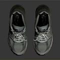 Light Blue Athletic Sneakers With White Laces And Breathable Mesh Design