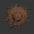 Handwoven Straw Hat With Wide Brim And Fringe Details For Daily Use