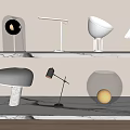 Modern table lamp 3d model