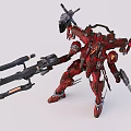 Trendy Play Robot Armored Core Game Role Game Figure Movie Role Toy Decoration Toy Decoration Hand-held 3d model