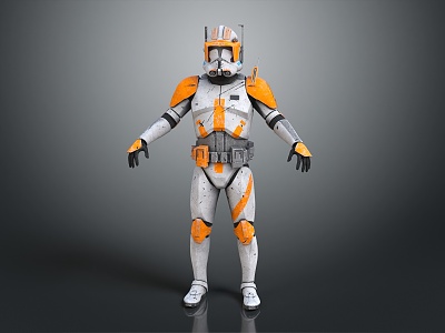 Modern Game Character Sci-Fi Warrior Future Warrior Super Soldier Super Soldier 3d model