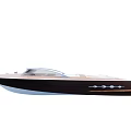 Stylish Yacht With Sleek Exterior And Modern Design