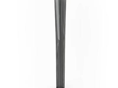 Modern Slim Metal Floor Lamp With Minimalist Design For Living Room 3d model