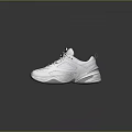 White Lace Up Casual Fashion Sneakers With Thick Sole Stylish Design For Men Women