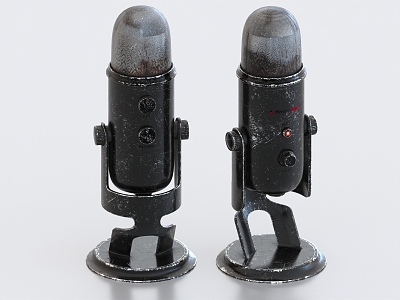 Microphone Computer Microphone Speaker Microphone Conference Microphone Recording Microphone 3d model