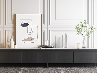Modern TV Cabinet 3d model