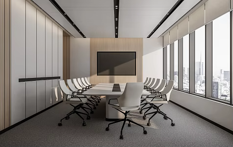 Modern Conference Room 3d model