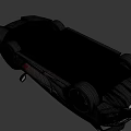Gray Black Supercar With Sleek Aerodynamic Body Red Accents And Sporty Red Rimmed Wheels
