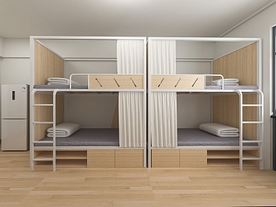 Staff dormitory model