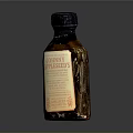 Vintage Johnny Appleseeds Food Product Bottle With Detailed Label And Contents