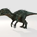 Realistic Prehistoric Dinosaur Figure With Spiked Back Long Tail And Sharp Teeth