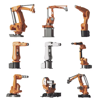 Advanced Medical Devices Robotic Arms Various Types For Surgical And Clinical Use 3d model