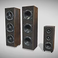 High Quality Floor Standing And Bookshelf Speakers With Wooden Finish Modern Design And Multiple Drivers
