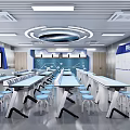 Modern Laboratory Physical Electricity Laboratory 3d model