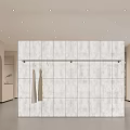 Bright Modern Clothing Store Interior With Minimalist Design Hanging Racks And Display Areas