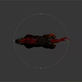 Fiery Black Horse Creature With Flaming Mane Tail And Lava Like Body Details