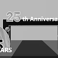 25th Anniversary Event Entrance With Decorative Spheres And Arch Structure