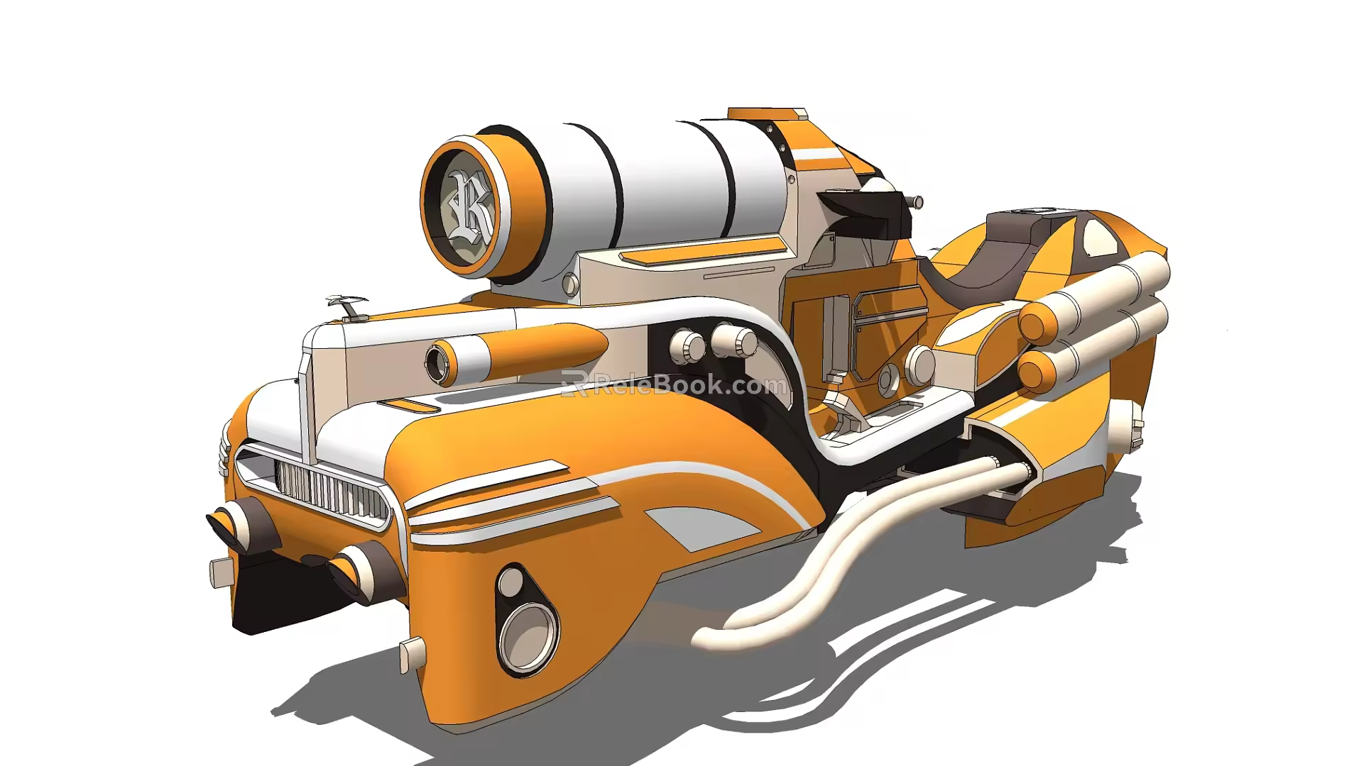 Modern Motorcycle 3d model