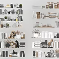 Elegant Decorative Ornament Sets With Books Vases Plants Frames And Sculptures For Home Interior