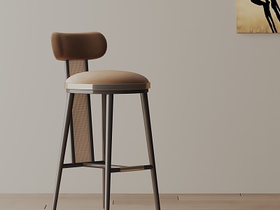 Modern Bar Chair 3d model