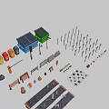 Game props 3d model