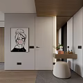 Modern Living Dining Area Interior Design With Sofa Coffee Table And Island Bar Stools