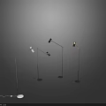 Modern Floor Lamps With Adjustable Arms And Sleek Metal Stands For Living Room Decor