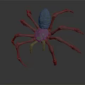 Metallic Spider 3D Rendered With Detailed Mechanical Legs And Shiny Surface On Dark Background