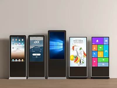 All-in-one machine All-in-one machine Advertising machine Service machine Display screen Inquiry machine 3d model
