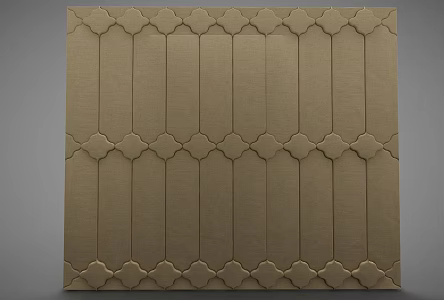New Chinese soft bag background 3d model