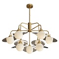 Saturn modern chandelier 18w 3d model