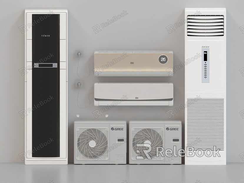 Air conditioner on-hook air conditioner air conditioner air outlet cabinet air conditioner vertical air conditioner electrical appliance air conditioner external unit model