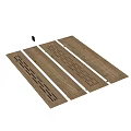 Modern AC Air Vents With Wooden Grilles Various Designs And Temperature