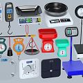 Commercial Business Equipment Featuring Digital Mechanical Weighing Scales And Platform Designs