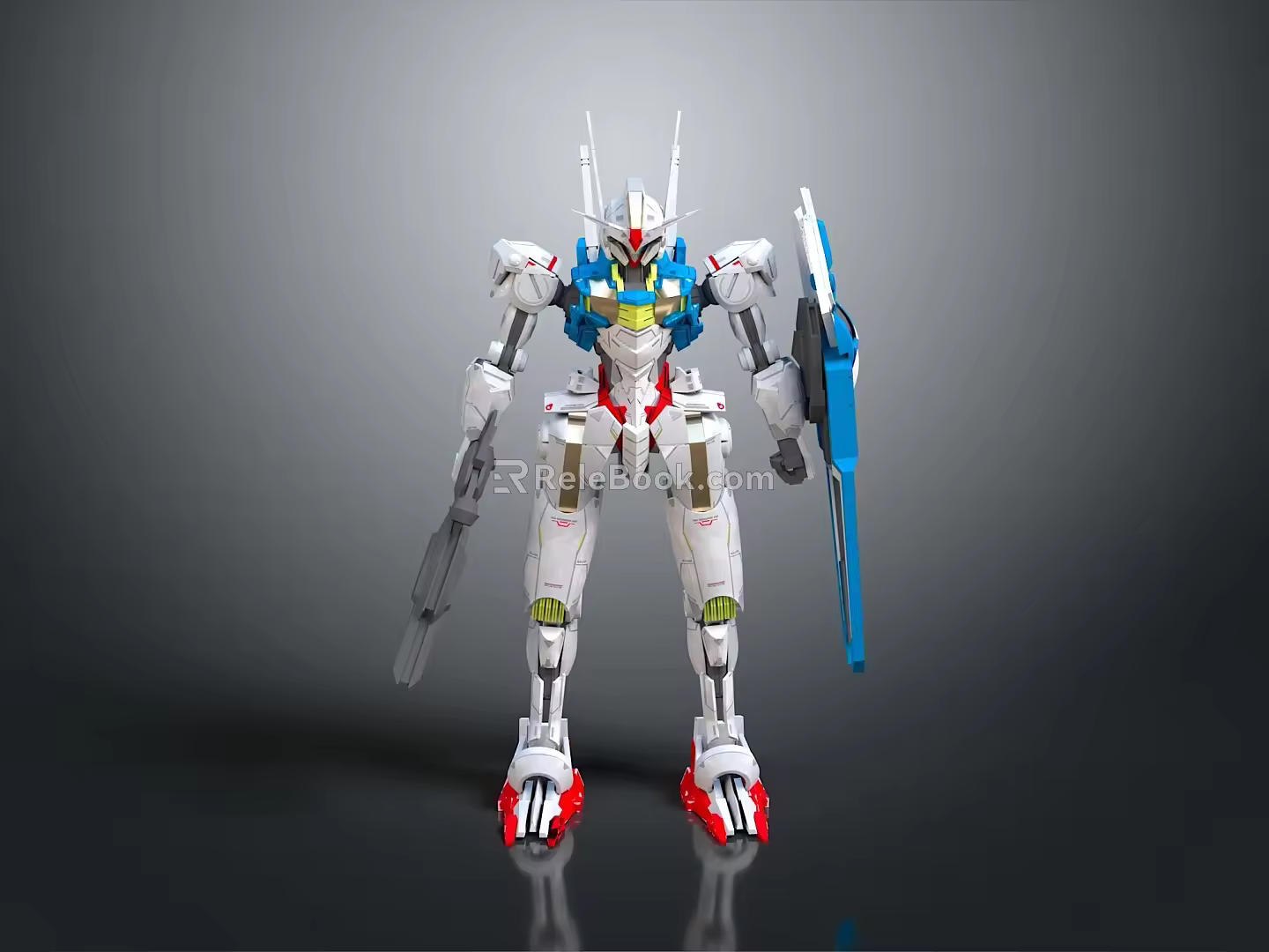 Mech Warrior Mech Soldier Machine Battlearm Mechanical Battlearm Machine Fighter Robot 3d model