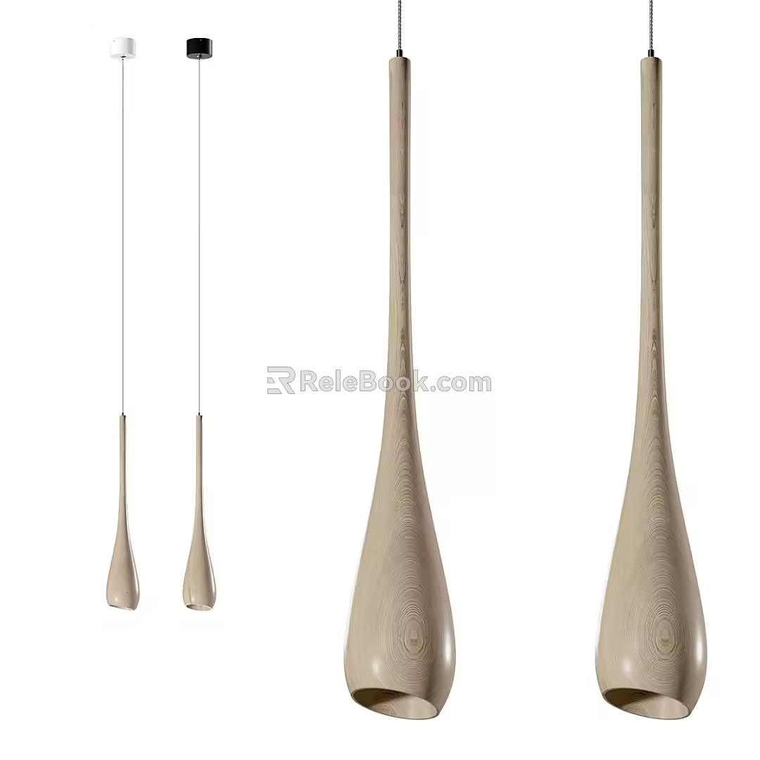 Nordic Simple Chandelier 3d model