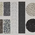 Various Natural Stone And Wood Samples With Different Textures And Patterns