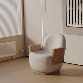 modern leisure chair 3d model