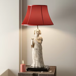 New Chinese Style Table Lamp Middle Style Table Lamp 3d model
