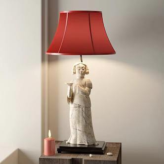 New Chinese Style Table Lamp Middle Style Table Lamp 3d model