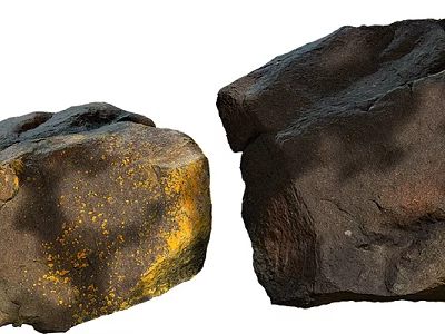Large Natural Stone and Solid Wood Pieces for Home Decor Applications 3d model