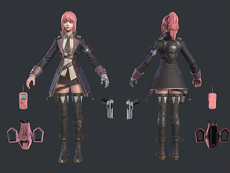 Future Girl Detective 3d model