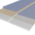 Multi Colored Transparent Hollow Polycarbonate Sheets for Building Construction Panels