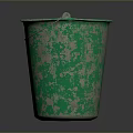 Plastic Bucket Plastic Bucket Pot Container 3d model